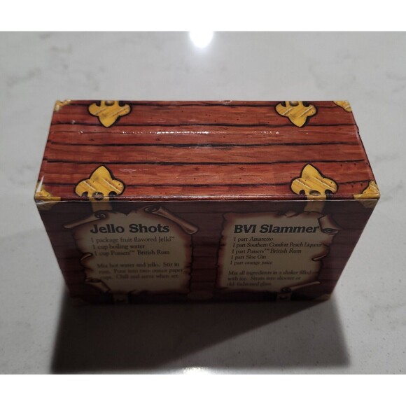 St. Thomas Virgin Islands Shot Glasses (2) in Pirate Treasure Chest Souvenirs - Picture 13 of 15